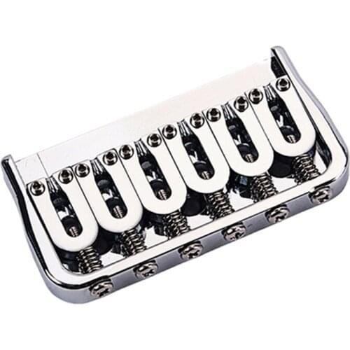 6-String Electric Guitar Saddle Bridge / Metal Fixed Bridge
