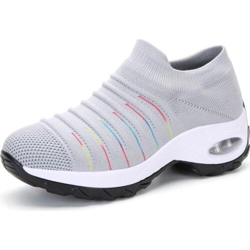 COWCOM 2021 Wholesale Manufacturer New Large Size Shoes Air Cushion Sports Shoes Hollow Sports Shoes Mothers Shoes CYL