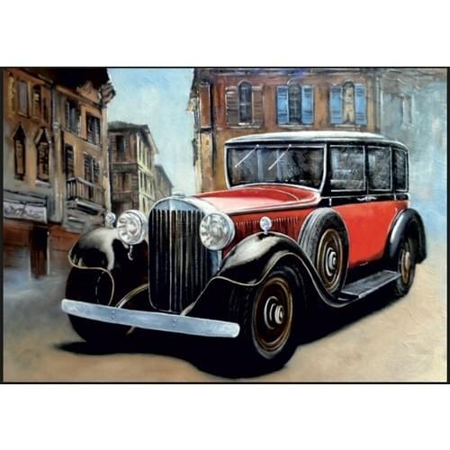 Hobby Educational World 1000 Piece Jigsaw Puzzle (Nostalgic Car)