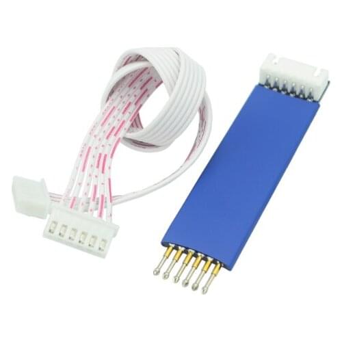 2.54mm-6P Test needle Spring needle 6 foot support STC STM32 STM8 1-chip machine burning write microcontroller programming