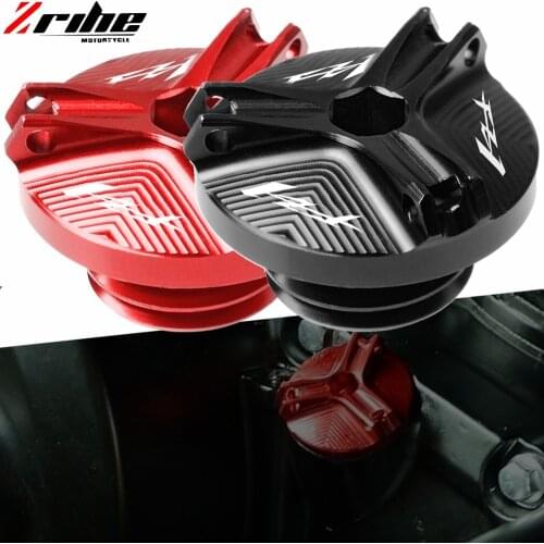 Motorcycle accessories Auminum oil Filler Engine Dain Plug Cover For Yamaha FZ1/FAZER FZ6 FZ6R FAZER 2006 2007 2008 2009-2015