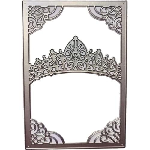Crown Cover Metal Cutting Dies Stencil Scrapbooking DIY Album Stamp Paper Card E15B