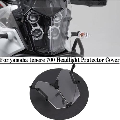 Motorcycle Panel Bracket PVC Headlight Protector Cover For Yamaha tenere 700 TENERE 700 T 700 T7 Headlight Guard