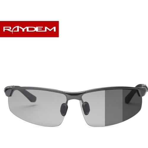 2018 Polarized Man Sunglasses Top Fashion Black Rushed Male Photochromn Rimless Woman Adult Female Aluminum Sports Sunglass