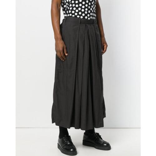 2020! Custom new European and American casual pants 9 minutes pants fashion personality loose leg pants pants skirt [ M-6XL!]