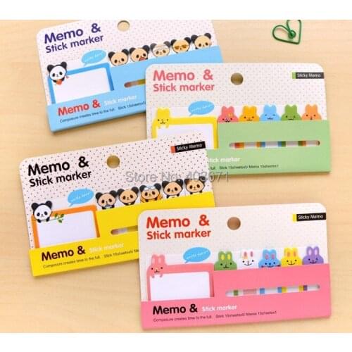 New cute friend together sticky notepad / Memo / message note marker / Wholesale