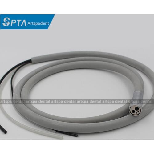 Silicone Dental 4 Holes Handpiece Hose Tube with Connector for High&Low Speed Handpiece High Quality