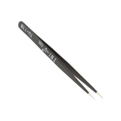 TU-11B Anti-static Tweezer Non-magnetic Straight Tip Tweezer