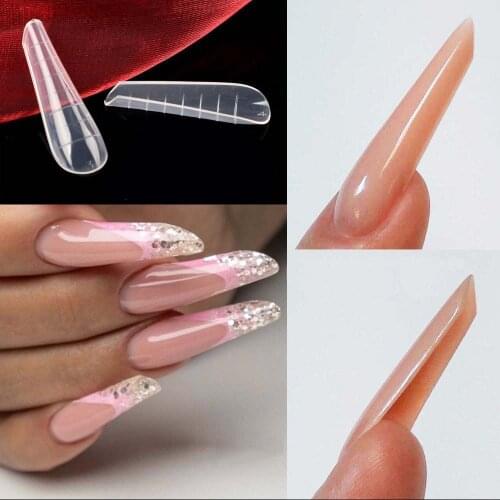 Upper Forms For Nails Extension Quick Building Gel Mold French False Tips Dual Forms Acrylic Decoration DIY Art Mold Form