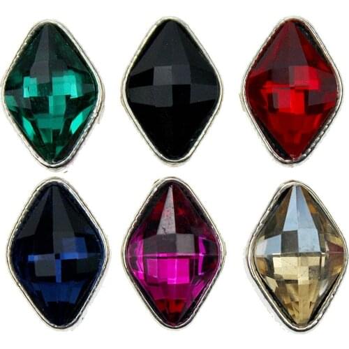 10pcs/lot Snap Jewelry Crystal Flower Metal 12MM Snap Buttons Fit DIY OEM Snap Bracelets For Women