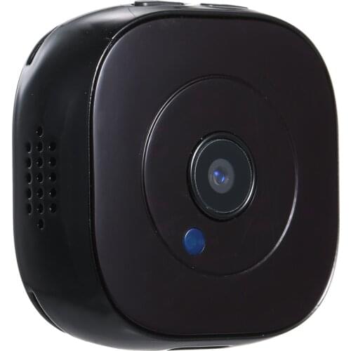 WiFi Mini Wireless Camera Wearable Small Cam Full HD 1080P Infrared Night Version Security Camcorder with Magnetic Case Black