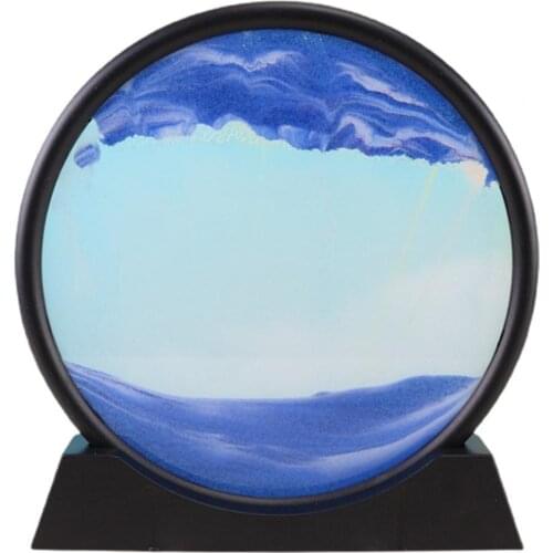 Decorative Flowing Sand Picture Exquisite Workmanship Multi-purpose Sand Painting 3D Moving Sand Art Picture for Gift Home Decor