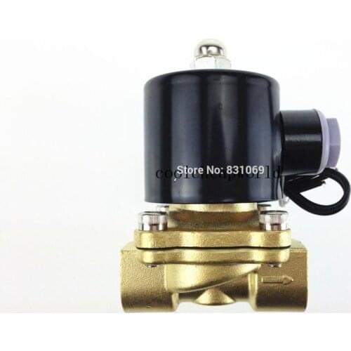 1piece 24VDC 1/2" Electric Solenoid Valve Water Air N/C NC Normal Close