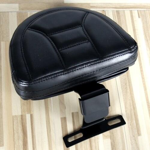 Fixed Black Plug-In Driver Backrest For Harley 2018-2019 Heritage Softail Models