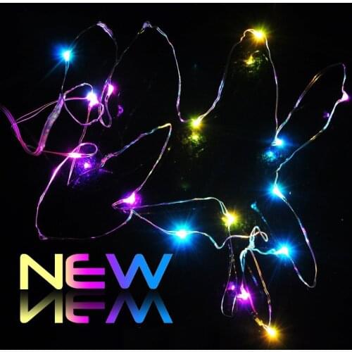 5m 50LED 10m 100LED LED Copper Silver Wire String Waterproof Dry Battery Operated Wedding Party Christmas Tree Flower Outdoor