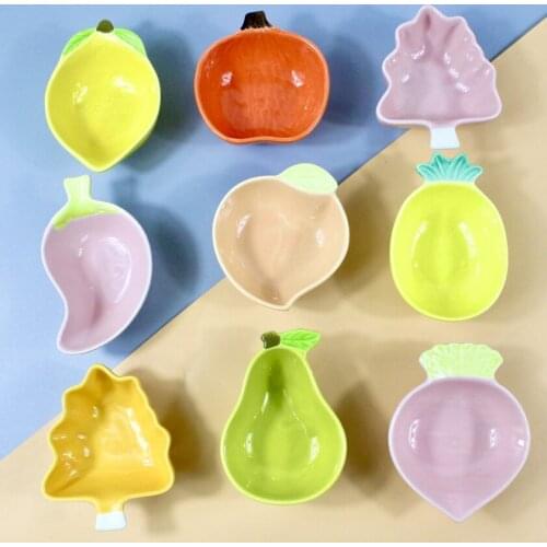 Ceramic small bowl kitchen vinegar dish snacks nuts dried fruit small plate