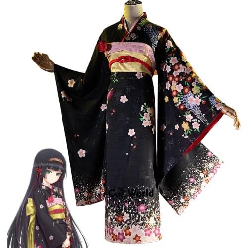 Bishoujo Mangekyou Renge Kimono Yukata Dress Outfit Anime Cosplay Costumes