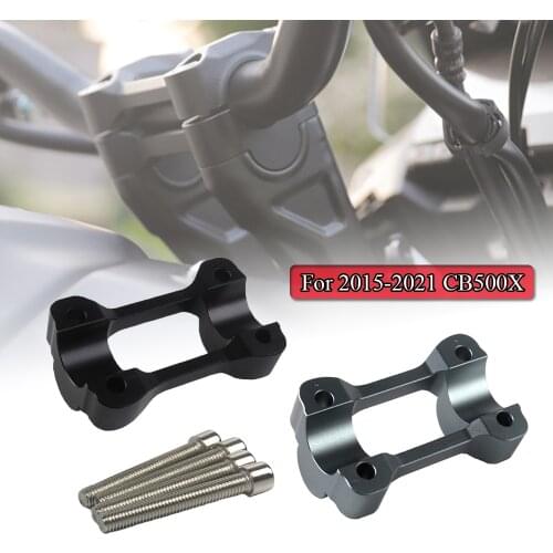 Motorcycle Accessories For CB500X CB400X 2019 2020 2021 CB 400 500 X Handlebar Riser Bar Mount Handle Clamp Moves Up Adapter