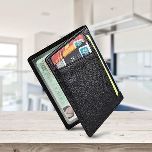 Men driving license holster multi-function integrated multiple screens ms card sets of vertical section id card package