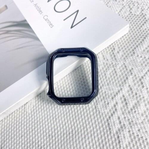 Soft Bumper Frame Case for Apple Watch Accessories Seriers 6se 5 4 3 2 1 TPU Protective cover for iWatch 40mm/44mm 42mm/38mm