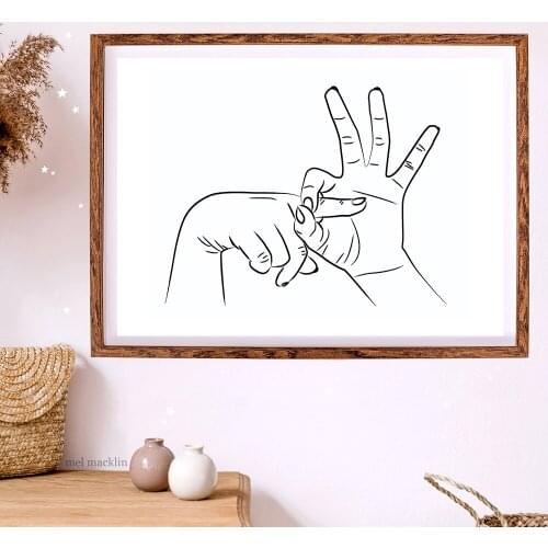 Sexual Hands Wall Art Print Motivational Canvas Painting Posters and Prints Wall Pictures for Living Room Decoration Home Decor