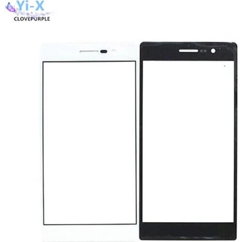 New Front Outer Glass Touch Screen (No Digitizer) Replacement Parts For Huawei P7