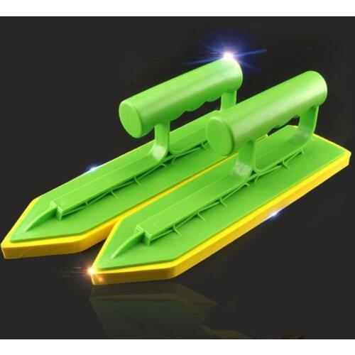1pc 229x62x10mm Tip head Tile sponge plastic plaster trowel wall paint trowel trowel construction tools