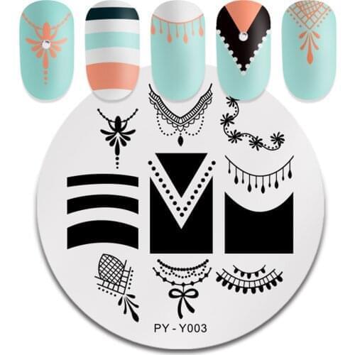Stamping Plate Different Styles Stencil Nail Art Stickers Design Cute Flower Nail Art Set Stainless Steel Overprint Nail
