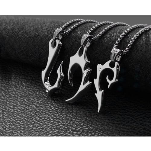 Titanium steel pendants stainless steel all-match pendants mens accessories punk street hip-hop jewelry