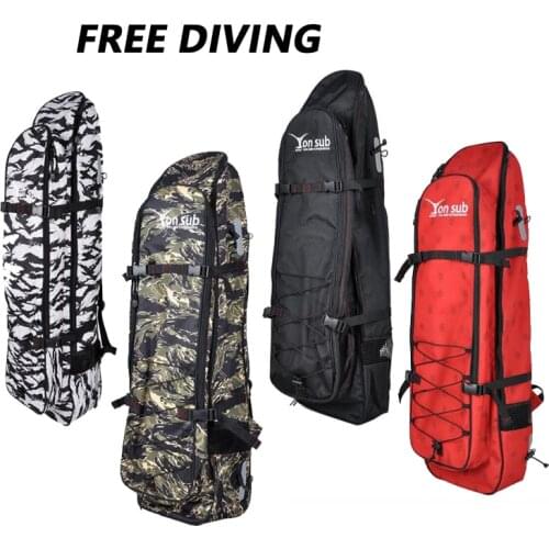 Carbon Fiber Fin Pack for Free Diving Hunting Portable Frog Shoe Pack Deep Diving Equipment Shoulder Backpack