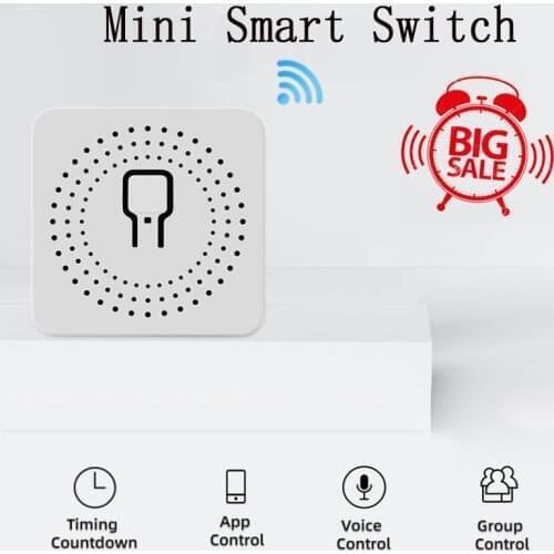 Tuya WiFi 10A Smart Switch Timer Wireless Switches Automation Work With Alexa Google Home Smart Home Tuya/Smart Life APP
