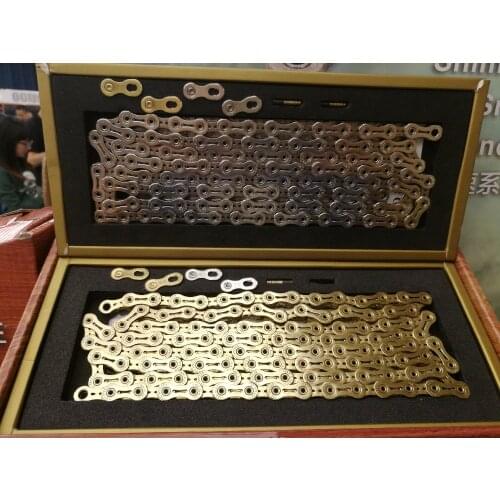 YBN SLA211 Titanium 11 Speed Bike Chain in box for SHIMANO SRAM CAMPAGNOLO