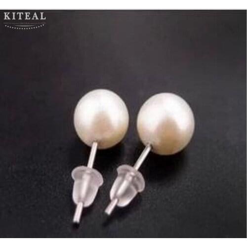 Jewelry gift 6MM Korea fashion jewelry wholesale sweet and simple imation pearl earrings