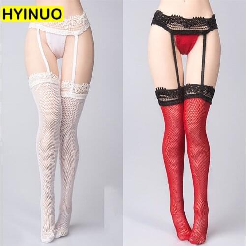 1/6 Scale Female Sexy Sling Socks Girl Siamese Socks Female Stockings Clothes Clothing Set For 12" Action Figure Female Body