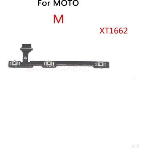 10PCS/Lot For Motorola MOTO M XT1662 Power Button Switch Volume Button Mute On / Off Flex Cable