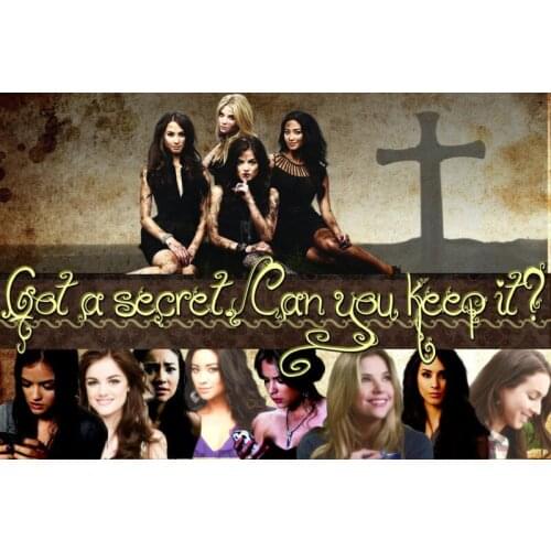 104 Home Decor Pretty Little Liars TV Show-Silk Art Poster Wall Sicker Decoration Gift