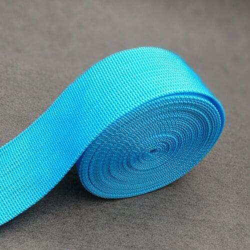 38mm ( 1-1/2") wide red Black Blue Webbing 90 Yards polypropylene for Bags handles Sewing Belt Webbing Strapping braided strap