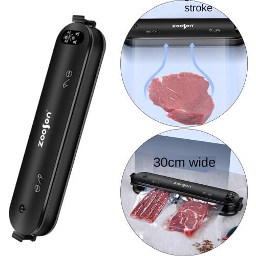 Automatic Food Vacuum Sealer Machine System, Wet and Dry General Capper, Plug-US 110 V