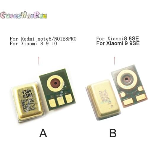 ChengHaoRan 2pcs/lot built-in microphone for Xiaomi Redmi note 8 8Pro Xiaomi 8/9/8SE/CC9 repair parts flex cable