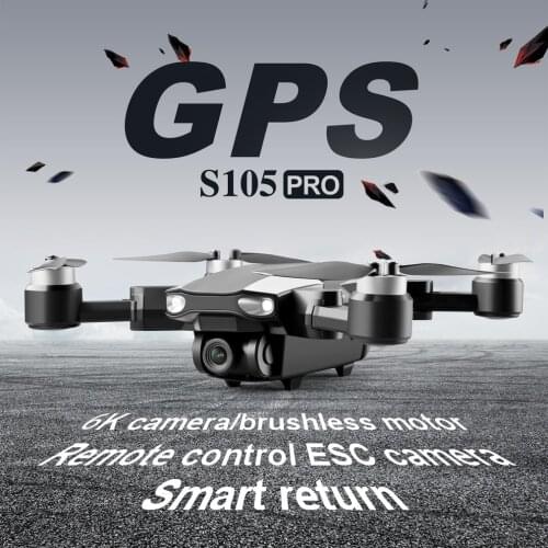Drone S105 GPS 5G Wifi Professional 6K HD Double Camera Brushless Motor Drones Stabilier Distance 1.2km Flight 30 Min Rc Drone