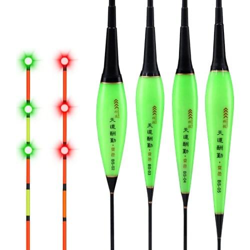 Bite Hook Discoloration Electronic Drift Micro Induction Day And Night Fishing Float Smart Luminous FIoat 2020 New