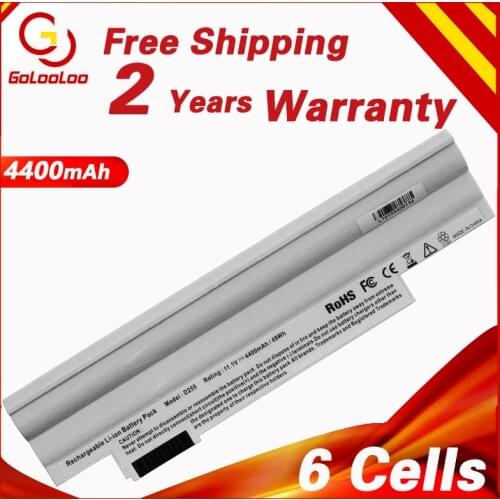 Golooloo White AL10A31 AL10B31 AL10G31 Laptop Battery for Acer One 360 522 722 D255 D255E D257 D257E D260 D270 E100 happy 2