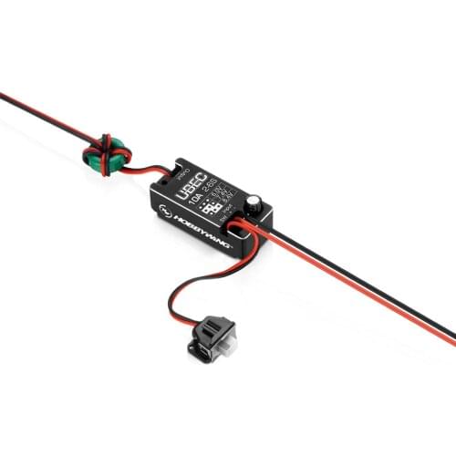 Hobbywing UBEC 10A-CAR 2-6s Input voltage 6.0/ 7.4/8.4V adjustable water proof For crawlers / trucks /other electric models