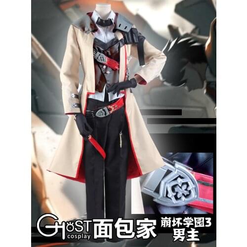 Hot!!! Game Honkai Impact 3 Adam Leading Actor Cosplay Costume Uniforms Free Shipping F