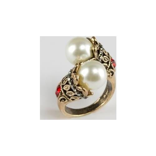 Pearl Cubic Zirconia Authentic Ring