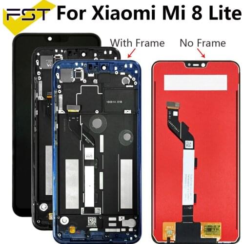Original LCD For Xiaomi Mi 8 Lite LCD Display Touch Screen Digitizer Assembly With Frame For Xiaomi Mi8 Lite Mi 8X LCD