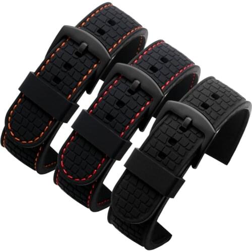 Silicone watchband for C-itizen M-eitu T-imex S-eiko Waterproof rubber Watch strap Rubber Bracelet Mens Accessories 20mm 22mm