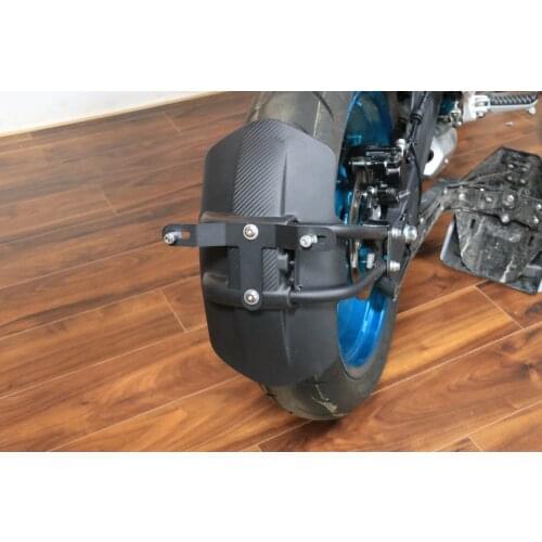 Universal Motorcycle Retro Black Mudguard Extender Fender Scooter Moto Fashion Rear Mud Guard for Honda Yamaha Cafe Racer Bobber