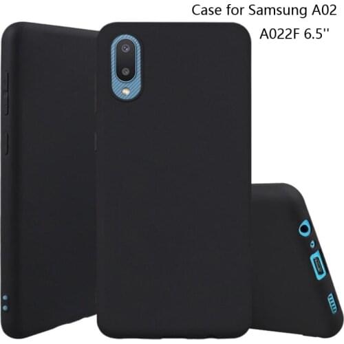 Candy matte Phone Case For Samsung Galaxy A02 Case Simple Slim Matte Soft Silicone Back Cover For Samsung Galaxy A 02 SM-A022F
