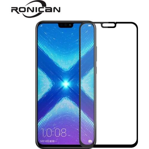 For Huawei Honor 8X Tempered Glass Full Cover Screen Protector for huawei honor 8x Glass Tempered Protective Film Cover Case